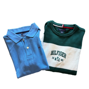 Tommy Hilfiger Kids Large Sweater and Polo Shirt Bundle